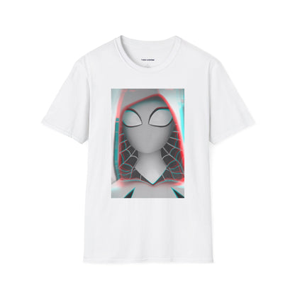 Spider-Gwen Glitch Fan Art T-Shirt by Kreationsart