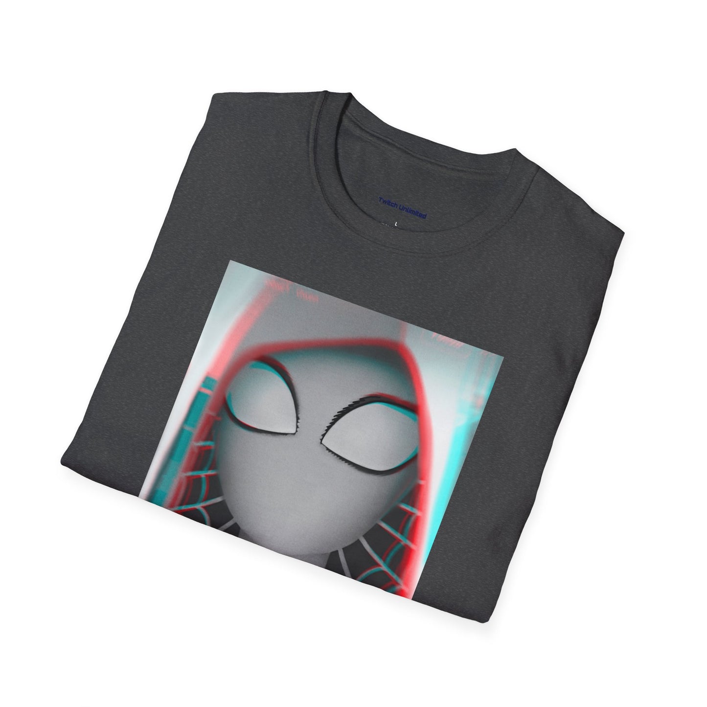 Spider-Gwen Glitch Fan Art T-Shirt by Kreationsart