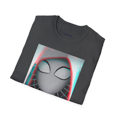 Spider-Gwen Glitch Fan Art T-Shirt by Kreationsart