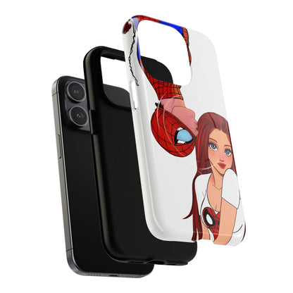 Spidey & MJ Fanart Tough Magnetic iPhone Case- Many Phone Models available!