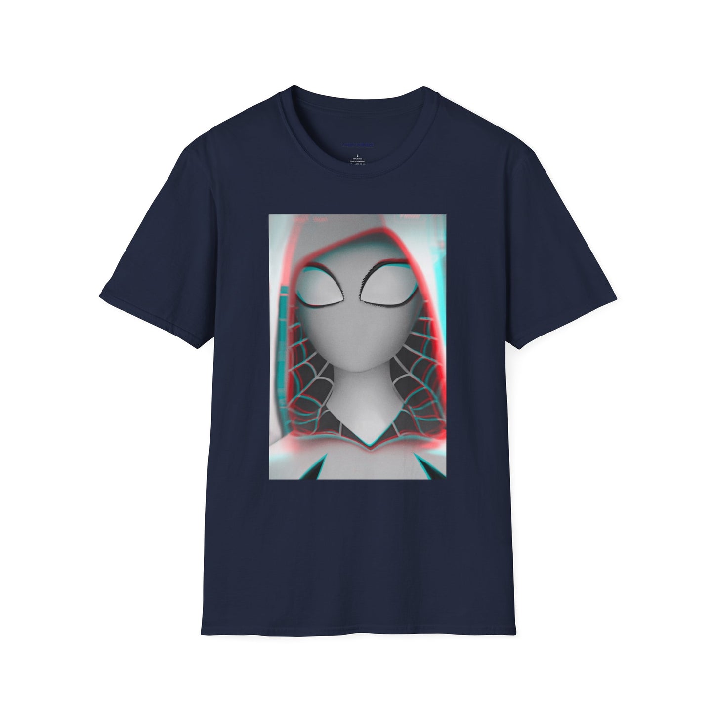Spider-Gwen Glitch Fan Art T-Shirt by Kreationsart
