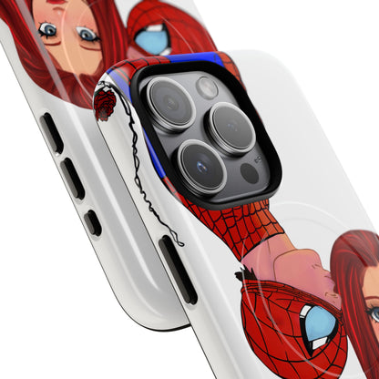 Spidey & MJ Fanart Tough Magnetic iPhone Case- Many Phone Models available!
