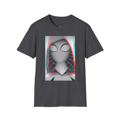 Spider-Gwen Glitch Fan Art T-Shirt by Kreationsart