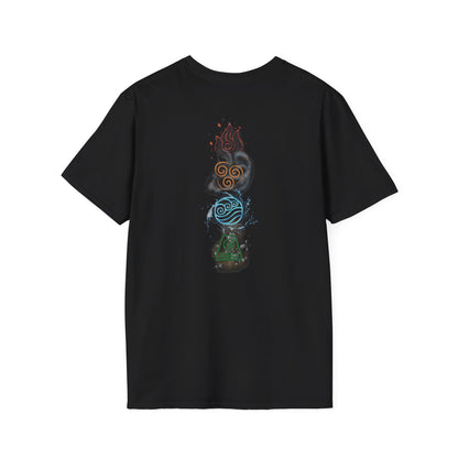 Waterbender T-Shirt — Elemental Water Bending Illustration Tee