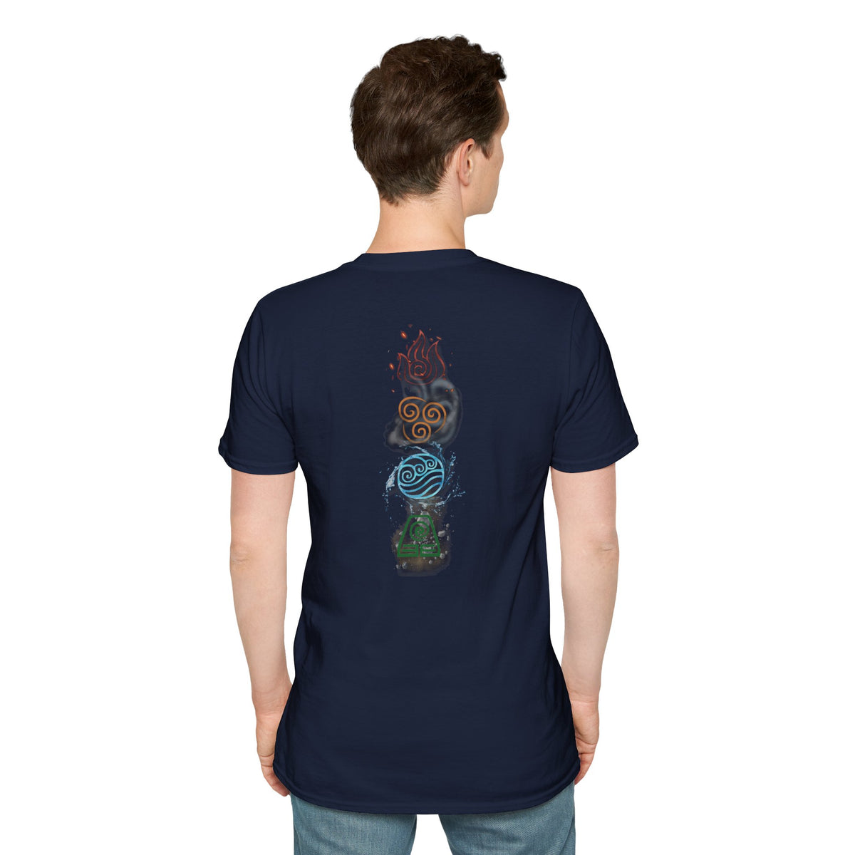 Waterbender T-Shirt — Elemental Water Bending Illustration Tee