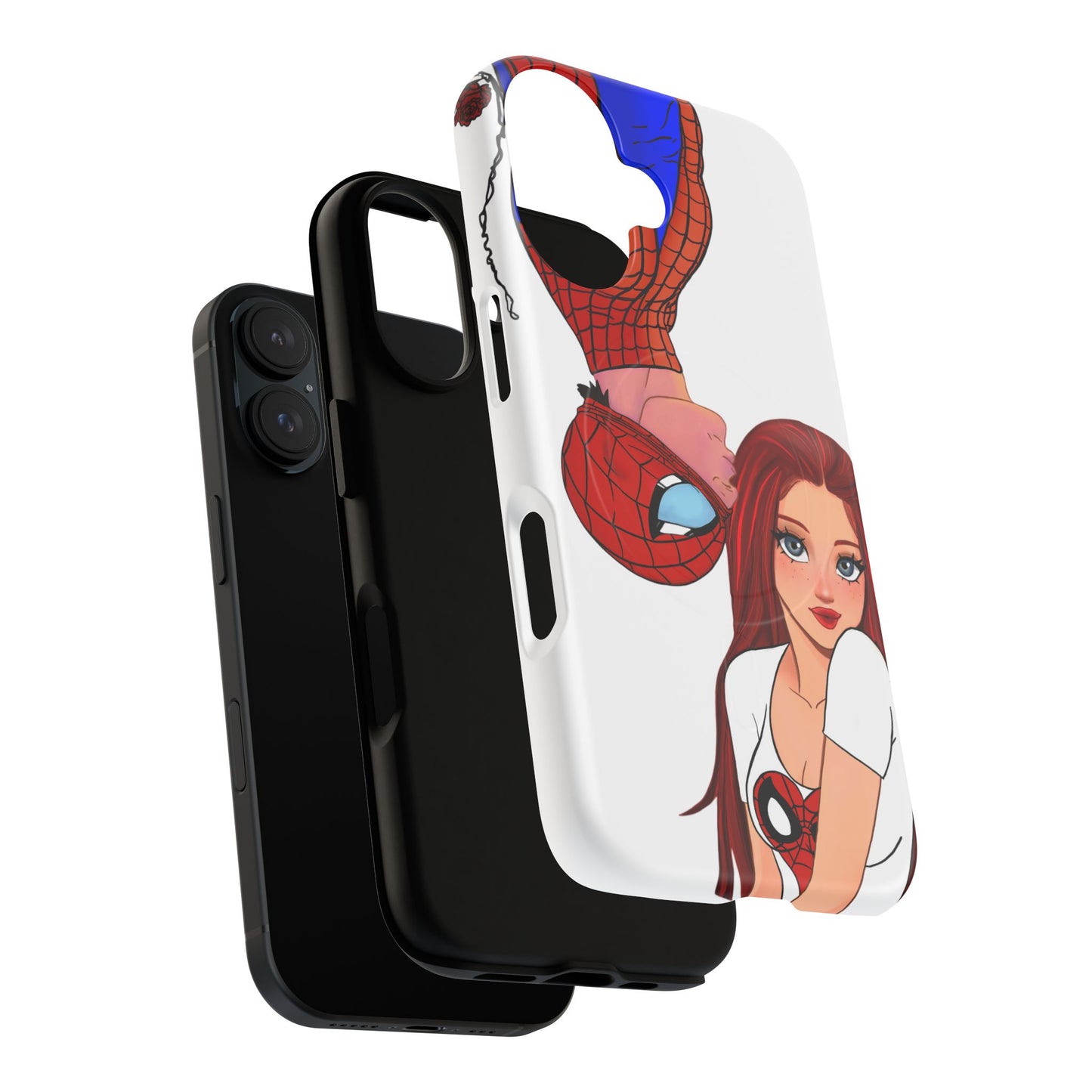 Spidey & MJ Fanart Tough Magnetic iPhone Case- Many Phone Models available!