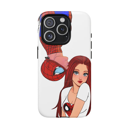 Spidey & MJ Fanart Tough Magnetic iPhone Case- Many Phone Models available!