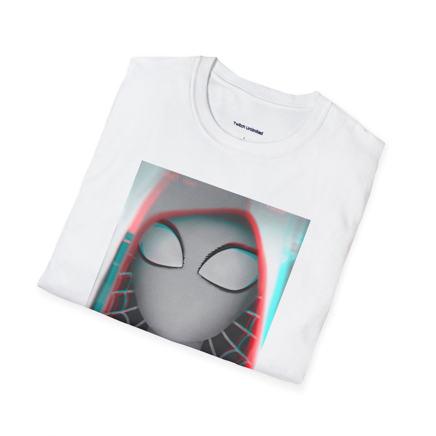 Spider-Gwen Glitch Fan Art T-Shirt by Kreationsart