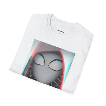 Spider-Gwen Glitch Fan Art T-Shirt by Kreationsart