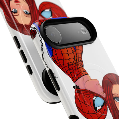Spidey & MJ Fanart Tough Magnetic iPhone Case- Many Phone Models available!