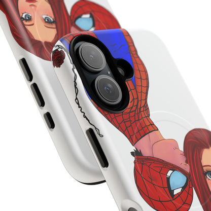 Spidey & MJ Fanart Tough Magnetic iPhone Case- Many Phone Models available!