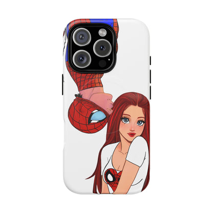 Spidey & MJ Fanart Tough Magnetic iPhone Case- Many Phone Models available!