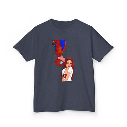 Kid's Spiderman and Mary Jane artwork Tee by Kreations Art