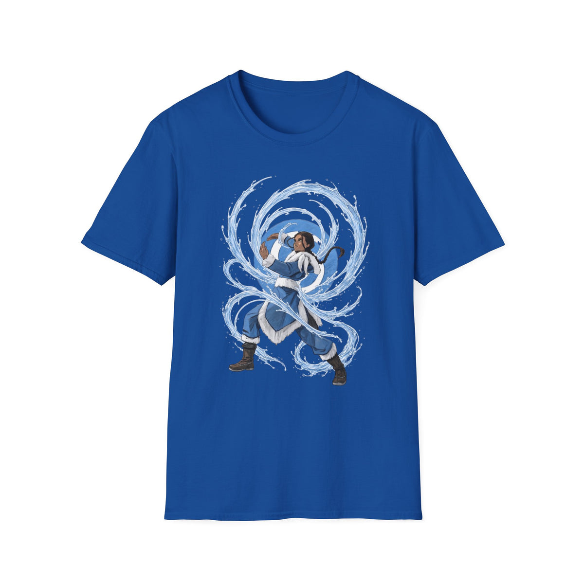 Waterbender T-Shirt — Elemental Water Bending Illustration Tee