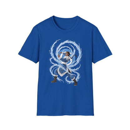 Waterbender T-Shirt — Elemental Water Bending Illustration Tee
