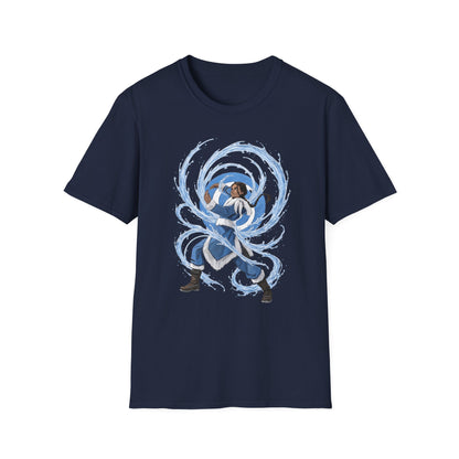 Waterbender T-Shirt — Elemental Water Bending Illustration Tee