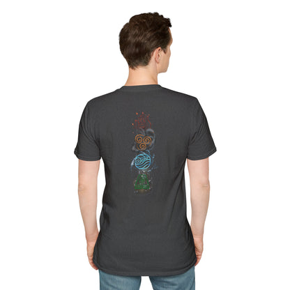 Waterbender T-Shirt — Elemental Water Bending Illustration Tee