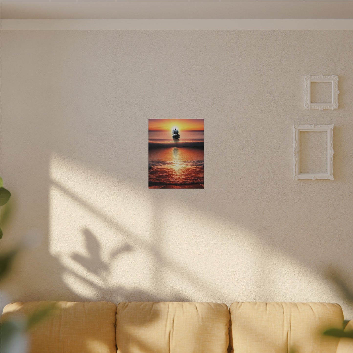 Sunny Sunset Canvas Artwork