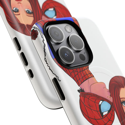 Spidey & MJ Fanart Tough Magnetic iPhone Case- Many Phone Models available!