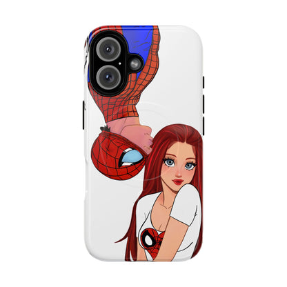 Spidey & MJ Fanart Tough Magnetic iPhone Case- Many Phone Models available!