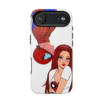 Spidey & MJ Fanart Tough Magnetic iPhone Case- Many Phone Models available!