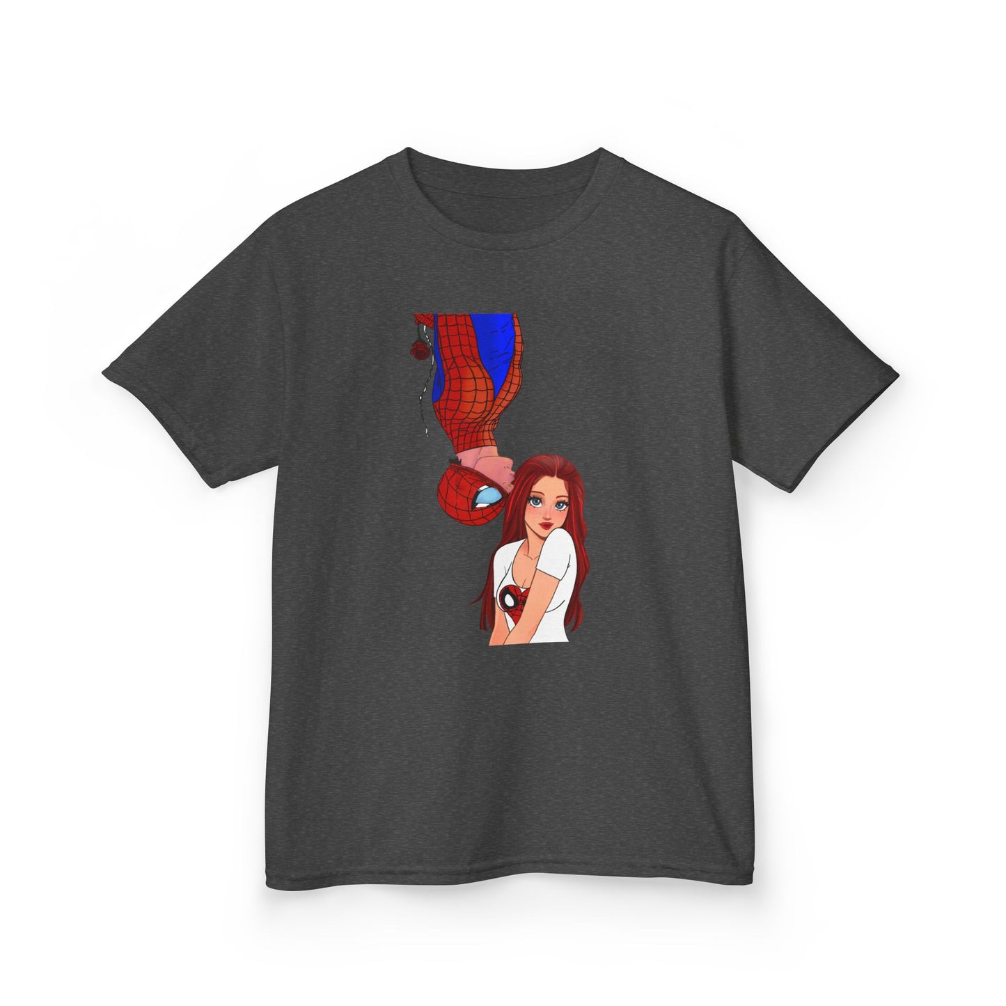 Kid's Spiderman and Mary Jane artwork Tee by Kreations Art