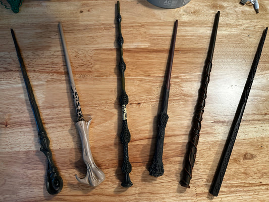 Magic Wands with flexible steel core for durability