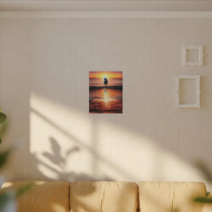 A Going Mary Sunset Canvas Artwork - Canvas