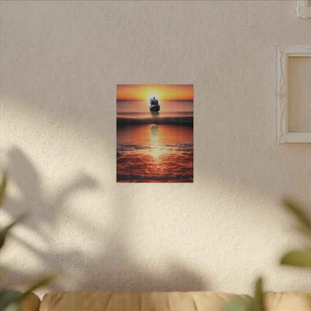 A Going Mary Sunset Canvas Artwork - Canvas