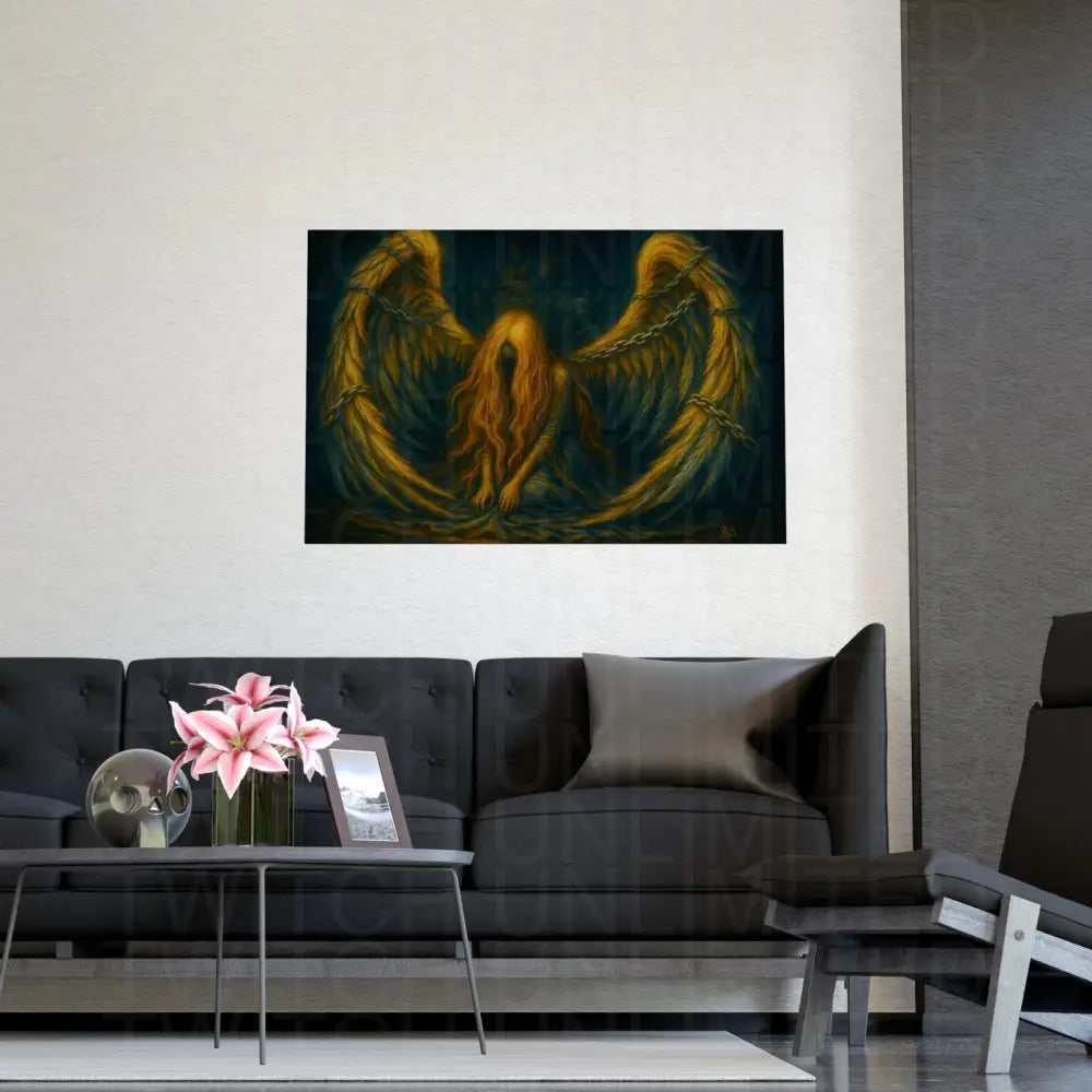 Chained Innocence- Premium Matte Art Print - Poster