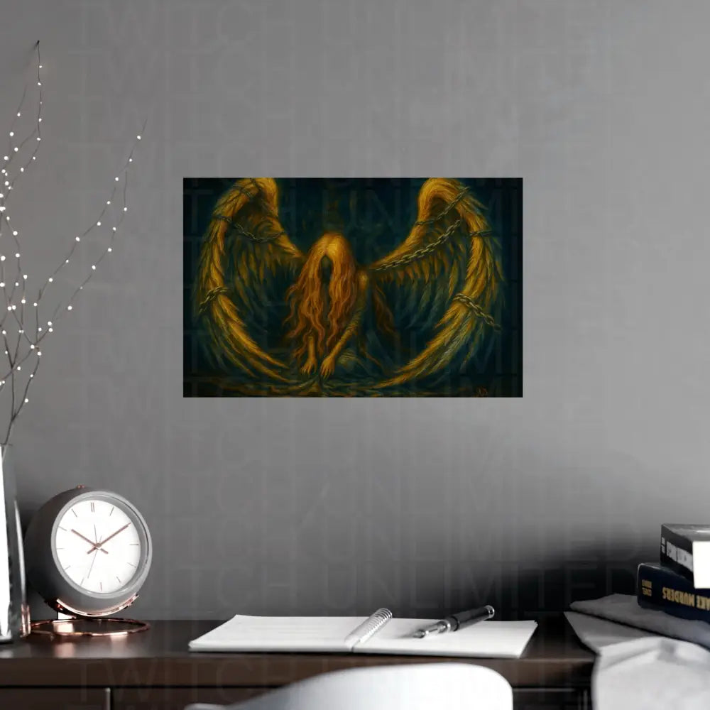 Chained Innocence- Premium Matte Art Print - Poster