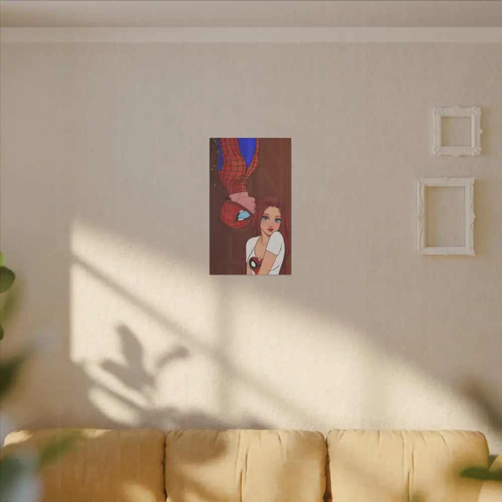 Spidey and Mj Date Night Matte Canvas Art Work - Canvas
