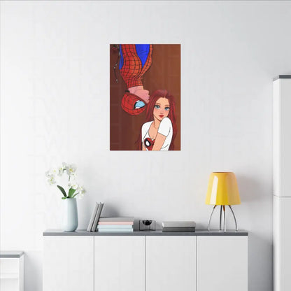 Spidey and Mj Date Night Matte Canvas Art Work - Canvas