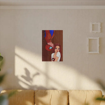 Spidey and Mj Date Night Matte Canvas Art Work - Canvas